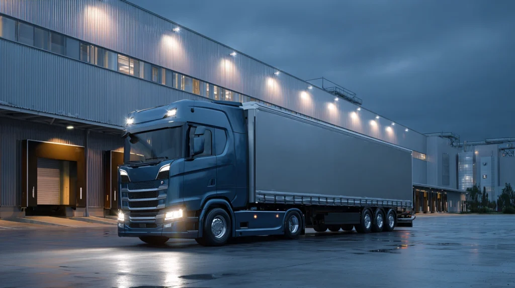 Transport drogowy komponentów realizowany dla firmy produkcyjnej w Europie